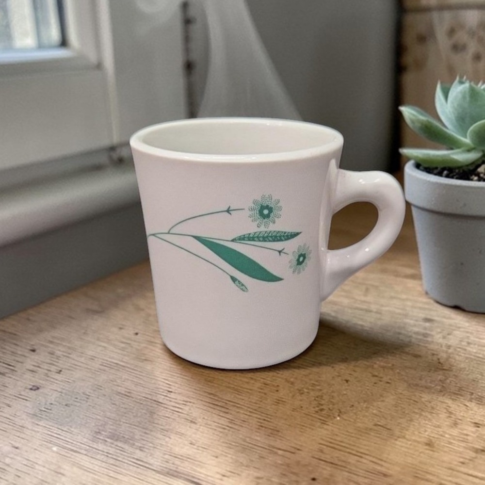 Shenango China Restaurant‎ Mug, "Summer Daze" Floral Design, Vintage Coffee Cup